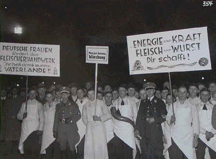 Kundgebung am 23.3.1934 auf dem Residenzplatz