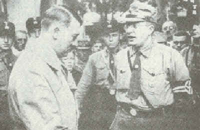 Gauleiter Dr. Hellmuth und Adolf Hitler, 1930